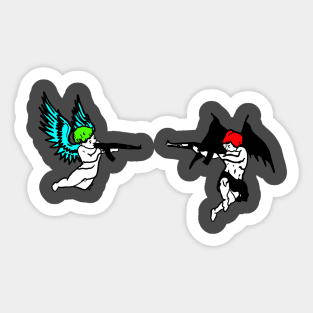 The Duel of the Angels Sticker